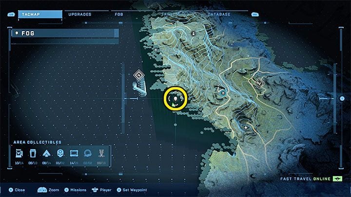 This skull is a bit different because you can find it while exploring the open world - Halo Infinite: Fog, 7th skull (open world) - location, where to find? - Skulls - Halo Infinite Guide