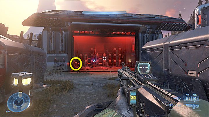 The audio log is inside the building in the central part of the Redoubt, left from two ammunition chests - Halo Infinite: Redoubt of Sundering (Connections) - colectibles, Spartan Cores, Audio Logs - Contacts - Halo Infinite Guide