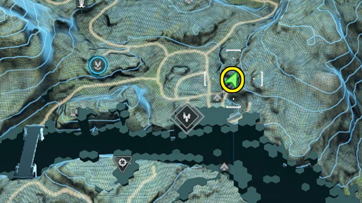 Follow it to reach an abanoned hideout (screenshot) - Halo Infinite: Redoubt of Sundering (Connections) - colectibles, Spartan Cores, Audio Logs - Contacts - Halo Infinite Guide