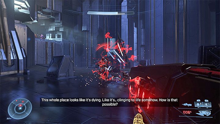 Watch out for numerous abysses - falling into one of them will kill you instantly - Halo Infinite: Foundation - walkthrough - Main missions - Halo Infinite Guide
