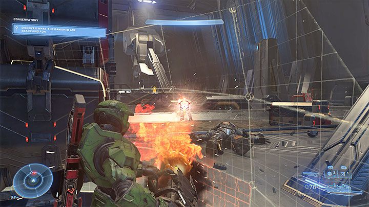 Unfortunately, enemy reinforcements will appear during the battle - Halo Infinite: Conservatory - walkthrough - Main missions - Halo Infinite Guide