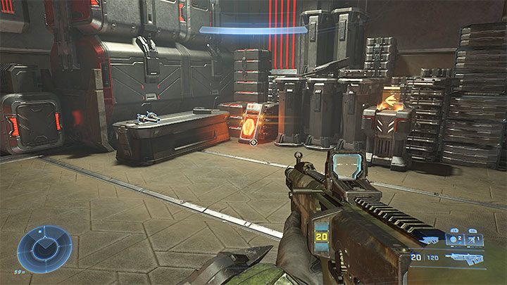 The audio log is in one of the buildings in the western area of the outpost - Halo Infinite: Horn of Abolition (Connections) - collectibles, Spartan cores, Audio Logs - Connections - Halo Infinite Guide