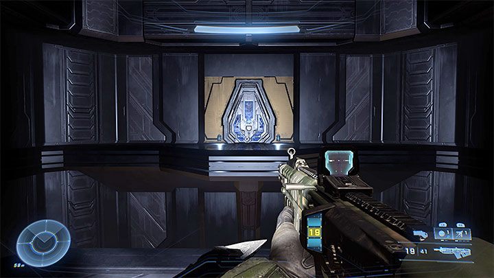 Repeat this, constantly attracting yourself to higher shelves, although you don't need to rush anymoer - Halo Infinite: Mythic, 3th. skull (Command Spire) - where to find? - Skulls - Halo Infinite Guide