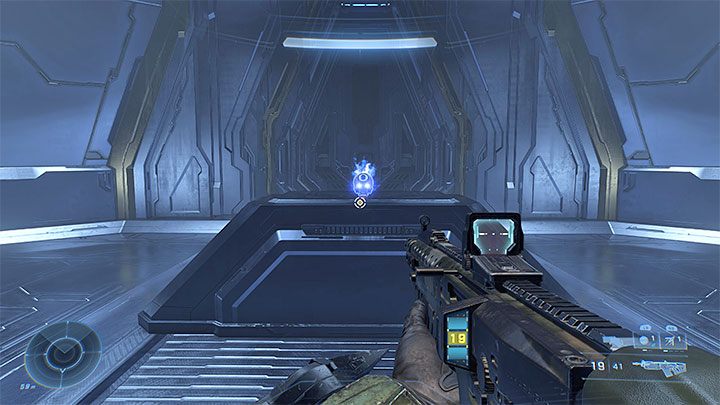 The skull is in a secret room behind it - Halo Infinite: Mythic, 3th. skull (Command Spire) - where to find? - Skulls - Halo Infinite Guide