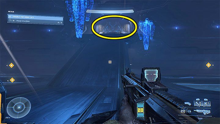 The second audio log is obtainable right after the first one - specifically after receiving an objective to activate a gravity lift by finding and delivering 3 power seeds - Halo Infinite: Nexus (Reformation) - collectible list, Audio Logs - Reconstruction - Halo Infinite Guide