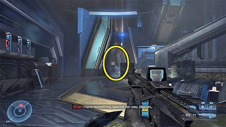 Further along the way, make a habit of selecting left corridors in every newly visited rooms - Halo Infinite: Repository (Reckoning) - collectible list, skulls, audio logs - Settlement - Halo Infinite Guide