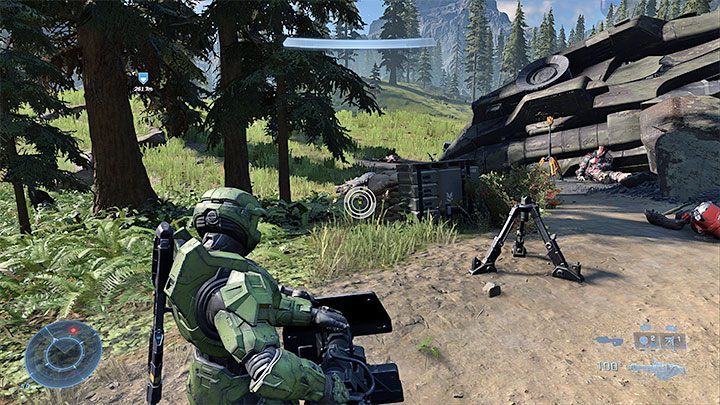 Many locations where larger battles take place have various types of stationary turrets - Halo Infinite: Beginners guide - Basics - Halo Infinite Guide