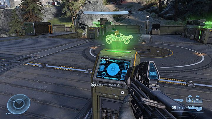 From the moment you obtain enough valor points you'll be able to visit the captured FOB bases and use the vehicle posts inside them - Halo Infinite: Aircraft - how to get? - FAQ - Halo Infinite Guide