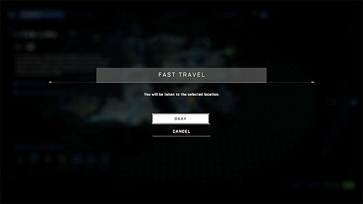 After pressing the X button you must confirm you want to fast travel - Halo Infinite: Fast travel - how to unlock and use? - FAQ - Halo Infinite Guide