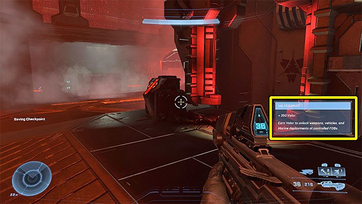Once you complete a mission or activity that will give you Valor, you will see a notification about the acquired points (example in the picture) - Halo Infinite: Valor - how to obtain? - FAQ - Halo Infinite Guide