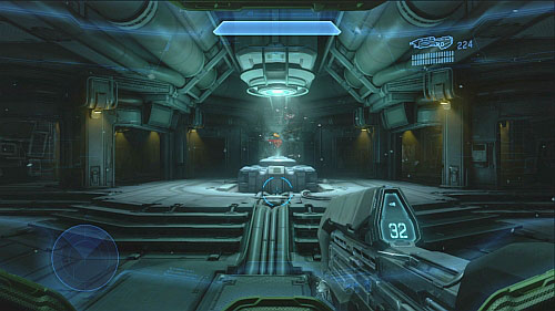 After getting to the room with a map (screen), scanning begins - Get to the observation point - Dawn - Halo 4 - Game Guide and Walkthrough