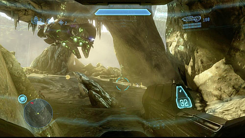 When support will be dropping, retreat to tunnel or behind some cover - Defend the hill - Infinity - Halo 4 - Game Guide and Walkthrough