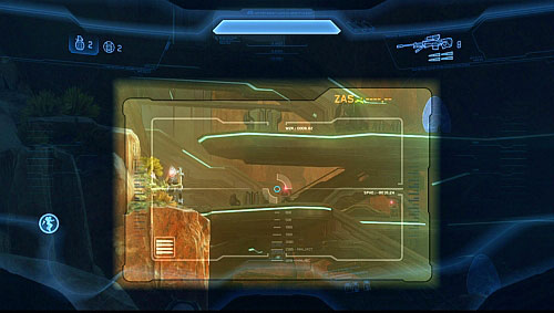 Finally, you get to buildings shown on the screen - Localize defence point - Reclaimer - Halo 4 - Game Guide and Walkthrough