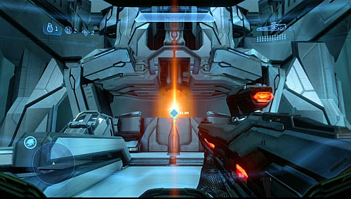 When you launch gondola, once again Knights show up - Get to the first tower and destroy the wave generator - Shutdown - Halo 4 - Game Guide and Walkthrough