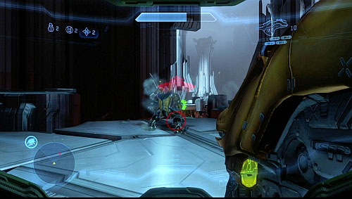 The next elevator is defended by two Hunters - Terminal 5 - Shutdown - Halo 4 - Game Guide and Walkthrough