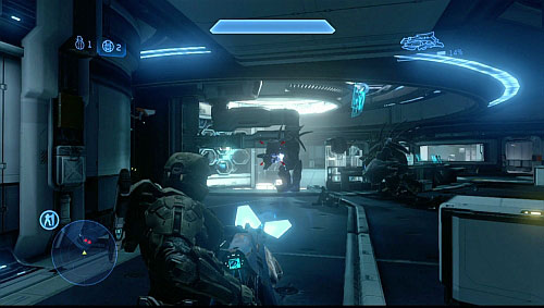 You get to a room with two Hunters - Get to the Tilsson - Composer - Halo 4 - Game Guide and Walkthrough