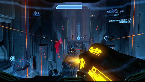 When you defended the point, take Cortana from console and move through to the next portal on the higher floor - Find a way back to the Composer - Midnight - Halo 4 - Game Guide and Walkthrough