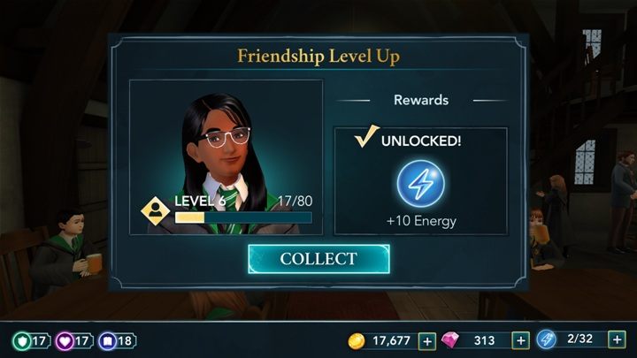 Depending on how advanced your friendship is, different bonuses are available - How to develop friendships with fellow students outside of regular missions? - Basic tips - Harry Potter: The Hogwarts Mystery Game Guide