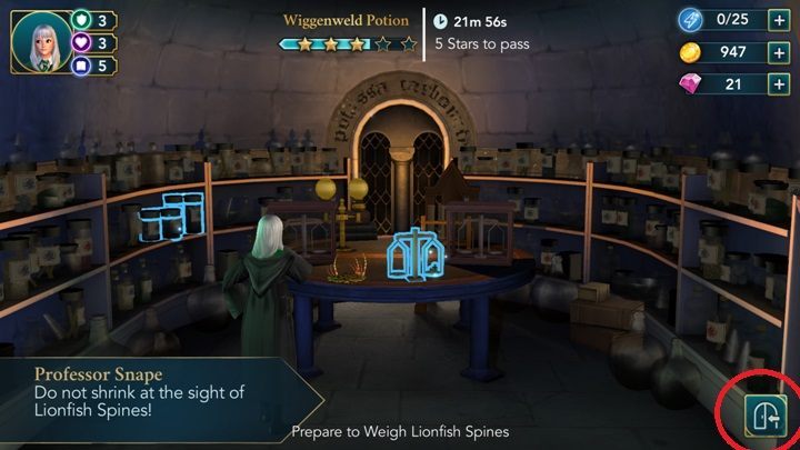 The tasks undertaken during events cost you your energy points - Events and Classes in Harry Potter The Hogwarts Mystery - Quests and Events - Harry Potter: The Hogwarts Mystery Game Guide