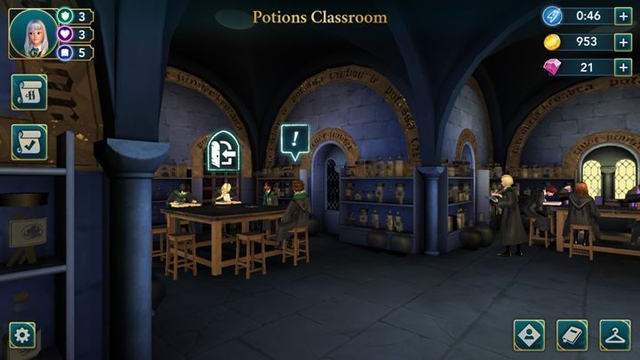 You can take part in classes while completing storyline quests, but you can also come to study if you want to engage in a different type of activity - Events and Classes in Harry Potter The Hogwarts Mystery - Quests and Events - Harry Potter: The Hogwarts Mystery Game Guide