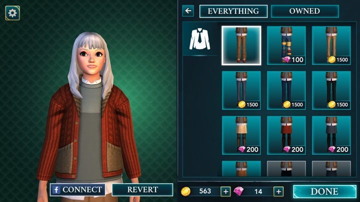 You can change your clothes at any moment - Clothes in Harry Potter The Hogwarts Mystery - Basic tips - Harry Potter: The Hogwarts Mystery Game Guide