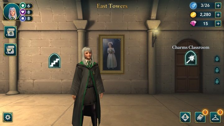 Click on the mirror - How to regenerate energy in Harry Potter The Hogwarts Mystery? - Basic tips - Harry Potter: The Hogwarts Mystery Game Guide