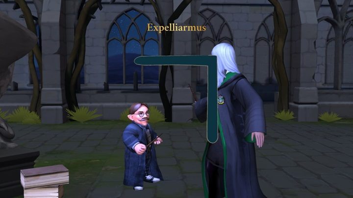 Expelliarmus - this spell will be unlocked during the third chapter of the game - Year 1 in Harry Potter The Hogwarts Mystery - Studying in Harry Potter The Hogwarts Mystery - Harry Potter: The Hogwarts Mystery Game Guide
