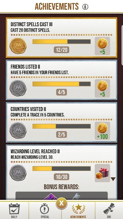 1 - Achievements in Harry Potter Wizards Unite - Basics - Harry Potter Wizards Unite Guide