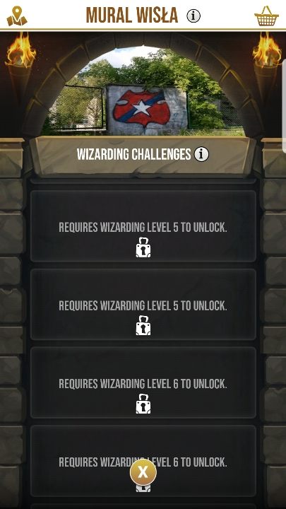 Do not go to a fortress if you have a small amount of energy - Fortress | Harry Potter Wizards Unite - Locations - Harry Potter Wizards Unite Guide