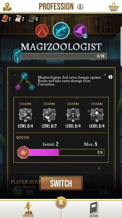 Magizoologist is a profession for you if - What profession to choose in Harry Potter Wizards Unite? - Professions - Harry Potter Wizards Unite Guide