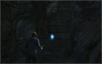 After you go through the first door, the corridor will lead to a cave with rail tracks - Collectibles - Gringotts - Harry Potter and the Deathly Hallows Part 2 - Game Guide and Walkthrough