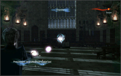 Eventually Minerva will make an entrance (you will be able to control her) - Walkthrough - A Problem of Security - Harry Potter and the Deathly Hallows Part 2 - Game Guide and Walkthrough