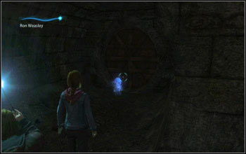 After Ron opens the first door, check the second tunnel crossroads - Collectibles - The Basilisk Fang - Harry Potter and the Deathly Hallows Part 2 - Game Guide and Walkthrough