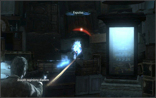 Collect the first of six collectibles nearby the starting point and move forward - Walkthrough - The Lost Diadem - Harry Potter and the Deathly Hallows Part 2 - Game Guide and Walkthrough