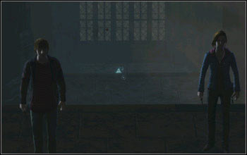 You can easily spot the fifth collectible from where the fourth one was hidden - Collectibles - The Battle of Hogwarts - Harry Potter and the Deathly Hallows Part 2 - Game Guide and Walkthrough