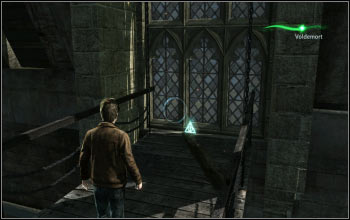 After the first teleportation, head right - Collectibles - Voldemort's Last Stand - Harry Potter and the Deathly Hallows Part 2 - Game Guide and Walkthrough