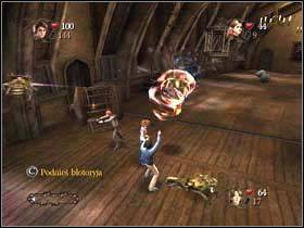 Here you have to fight with dugbogs - Harry Potter and the Goblet of Fire: Defence against the dark arts - Harry Potter and the Goblet of Fire: Walkthrough - Harry Potter and the Goblet of Fire Game Guide & Walkthrough
