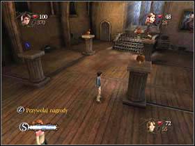 Moody will tell you, that you can summon rewards that are out of reach by casting Accio (Z) - Harry Potter and the Goblet of Fire: Defence against the dark arts - Harry Potter and the Goblet of Fire: Walkthrough - Harry Potter and the Goblet of Fire Game Guide & Walkthrough