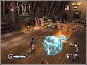 Summon with Accio (Z) all rewards, jinx everything and go to the next room - Harry Potter and the Goblet of Fire: Defence against the dark arts - Harry Potter and the Goblet of Fire: Walkthrough - Harry Potter and the Goblet of Fire Game Guide & Walkthrough
