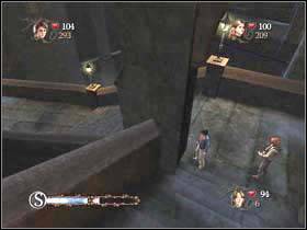 Now turn to the left and go downstairs - Harry Potter and the Goblet of Fire: Hogwarts exterior part 1 - Harry Potter and the Goblet of Fire: Walkthrough - Harry Potter and the Goblet of Fire Game Guide & Walkthrough