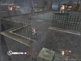 You will get to the place, where you notice a block - Harry Potter and the Goblet of Fire: Hogwarts exterior part 1 - Harry Potter and the Goblet of Fire: Walkthrough - Harry Potter and the Goblet of Fire Game Guide & Walkthrough