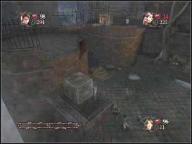 Lift a block with Wingardium Leviosa (C) and move it to this place - Harry Potter and the Goblet of Fire: Hogwarts exterior part 1 - Harry Potter and the Goblet of Fire: Walkthrough - Harry Potter and the Goblet of Fire Game Guide & Walkthrough