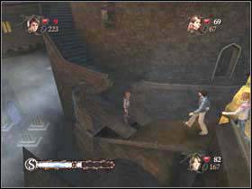 Now turn to this direction and go down - Harry Potter and the Goblet of Fire: Hogwarts exterior part 4 - Harry Potter and the Goblet of Fire: Walkthrough - Harry Potter and the Goblet of Fire Game Guide & Walkthrough