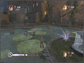 Go to the pond and now cast Herbivicus charm (C) on the flower pads - Harry Potter and the Goblet of Fire: Hogwarts exterior part 4 - Harry Potter and the Goblet of Fire: Walkthrough - Harry Potter and the Goblet of Fire Game Guide & Walkthrough