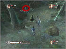 Now from the tree trunk go in this direction - Harry Potter and the Goblet of Fire: Forbidden forest part 1 - Harry Potter and the Goblet of Fire: Walkthrough - Harry Potter and the Goblet of Fire Game Guide & Walkthrough