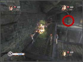 Cast Carpe Retractum (C) on the draw-bridge - Harry Potter and the Goblet of Fire: Prefects bathroom part 1 - Harry Potter and the Goblet of Fire: Walkthrough - Harry Potter and the Goblet of Fire Game Guide & Walkthrough