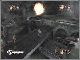 Cast Carpe Retractum on the draw-bridge and then lift a cauldron and destroy another big pipe - Harry Potter and the Goblet of Fire: Prefects bathroom part 1 - Harry Potter and the Goblet of Fire: Walkthrough - Harry Potter and the Goblet of Fire Game Guide & Walkthrough