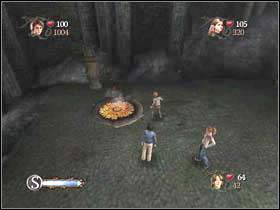 On the left you will notice two Triwizard Shields, but the way to them is at this moment blocked - Harry Potter and the Goblet of Fire: Prefects bathroom part 4 - Harry Potter and the Goblet of Fire: Walkthrough - Harry Potter and the Goblet of Fire Game Guide & Walkthrough