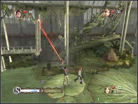 Now go to this point and use a bubotuber to destroy mushrooms - Harry Potter and the Goblet of Fire: Herbology part 1 - Harry Potter and the Goblet of Fire: Walkthrough - Harry Potter and the Goblet of Fire Game Guide & Walkthrough