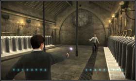 Don't let him get too far away [1], because you will fail the mission if you lose sight of him - Chase after Draco - Walkthrough - Harry Potter and the Half-Blood Prince - Game Guide and Walkthrough
